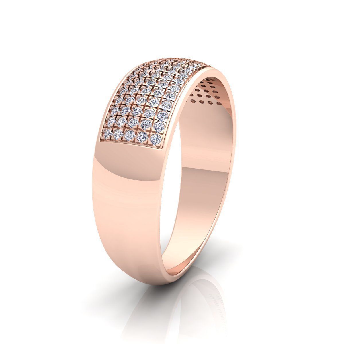 Simple Mens Ring 12 3D print model_1