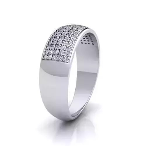 Simple Mens Ring 12 3D print model