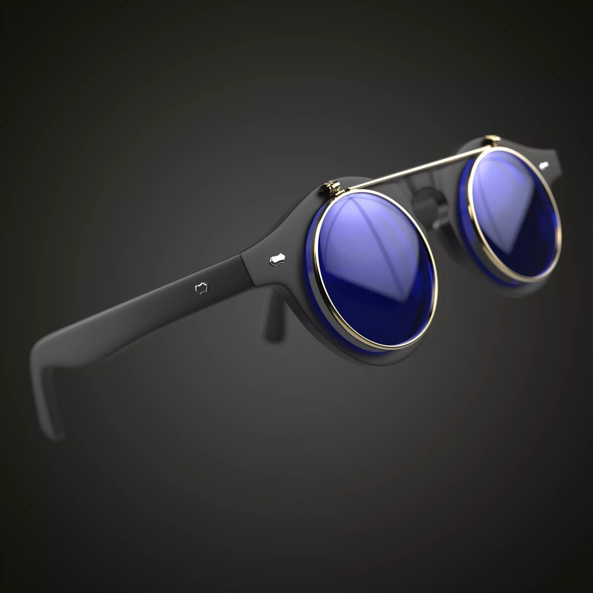 Flip-up Sunglasses 3D model_0