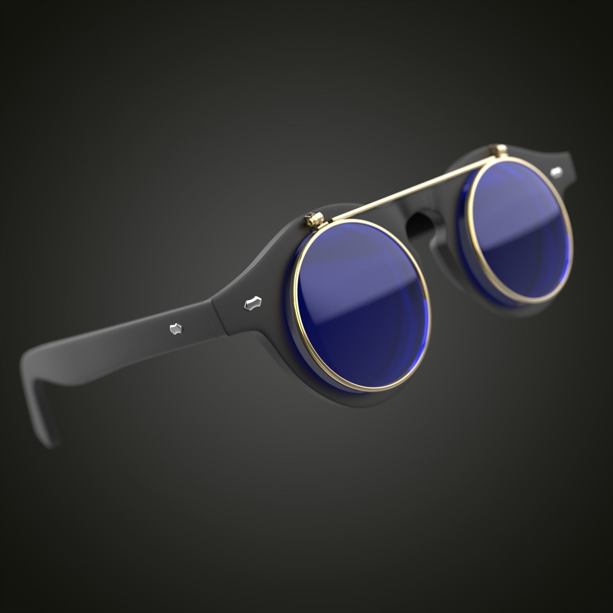 Flip-up Sunglasses 3D model_6