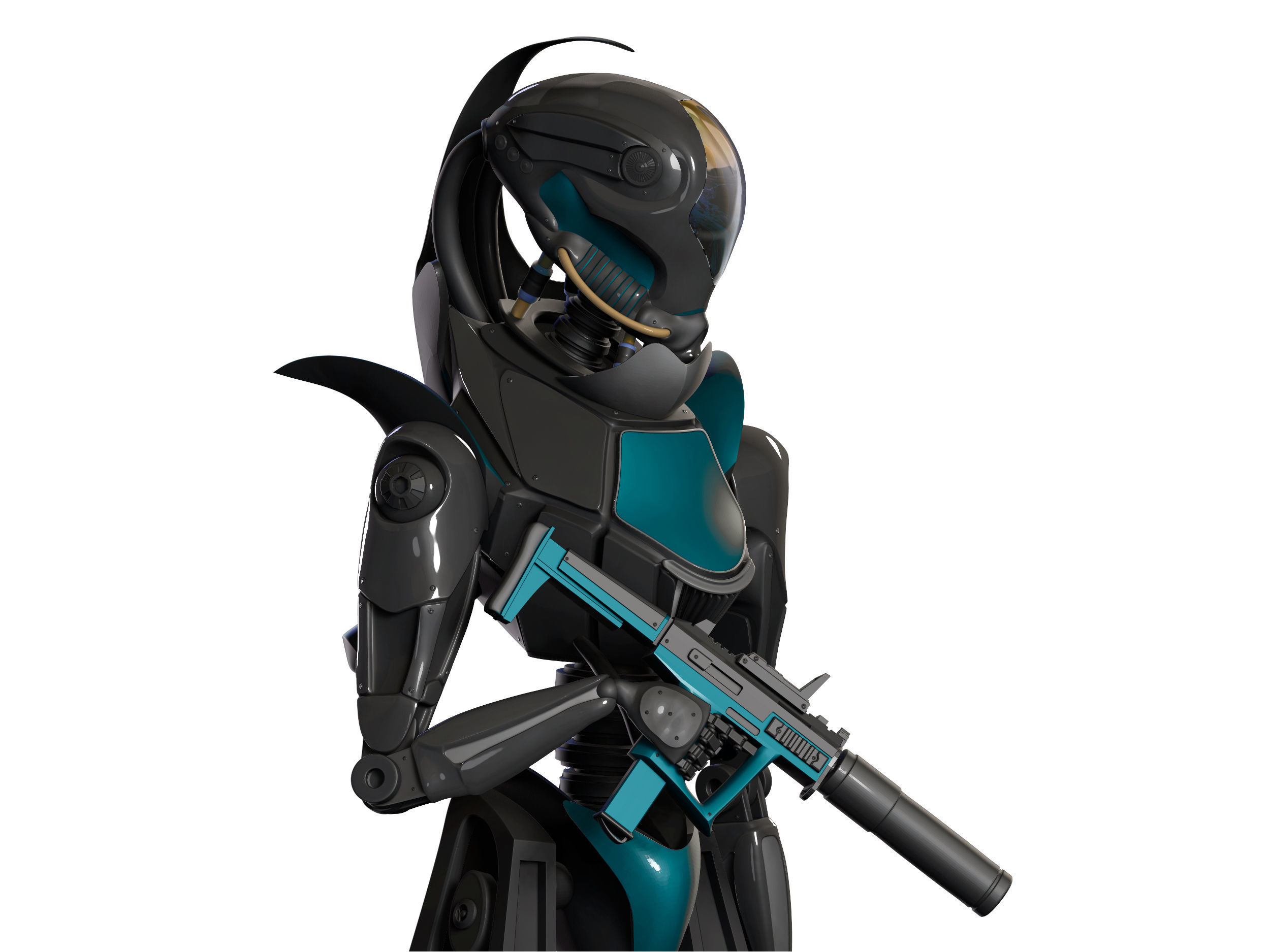 robo scifi 3D model_4