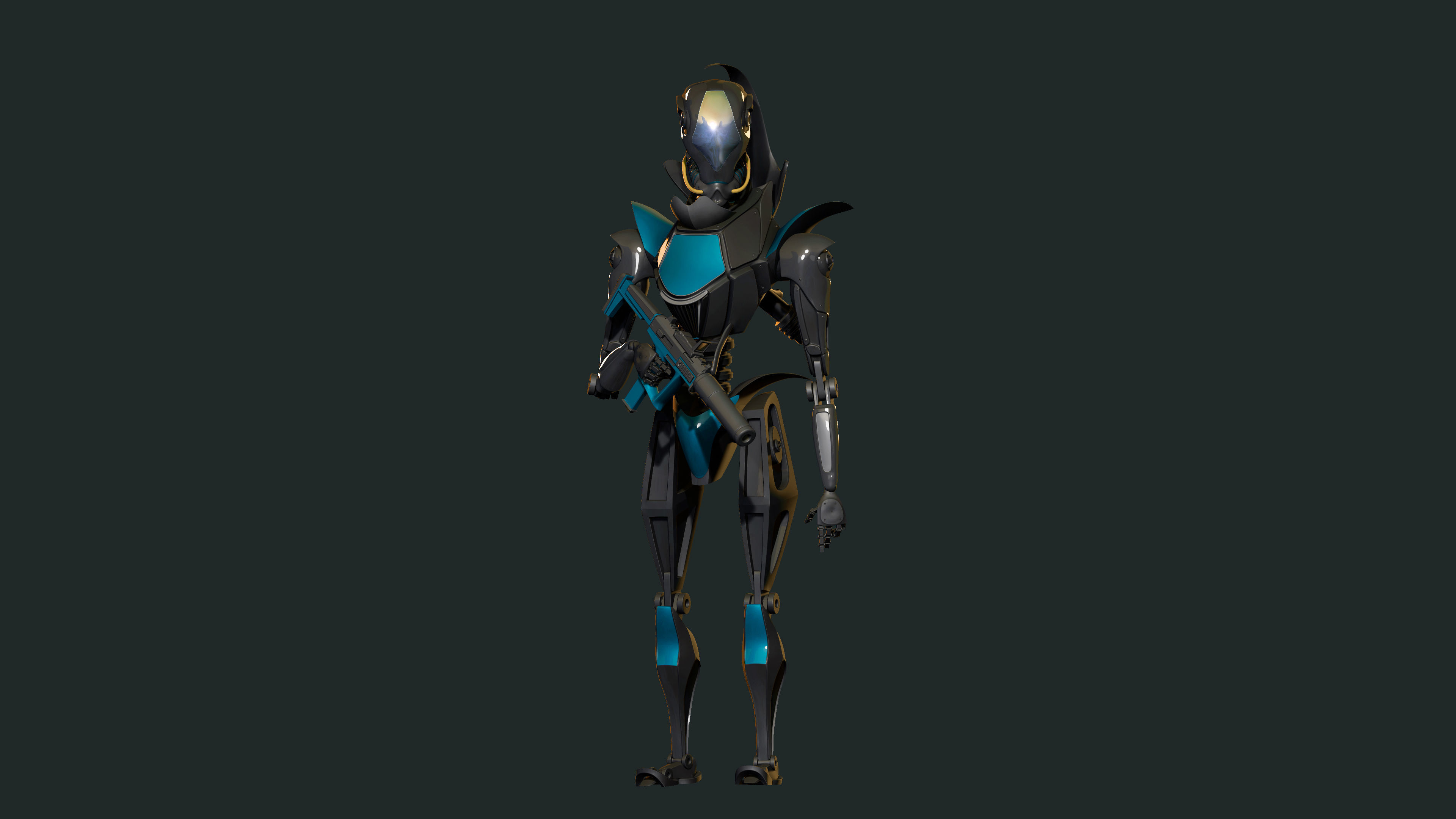 robo scifi 3D model_1