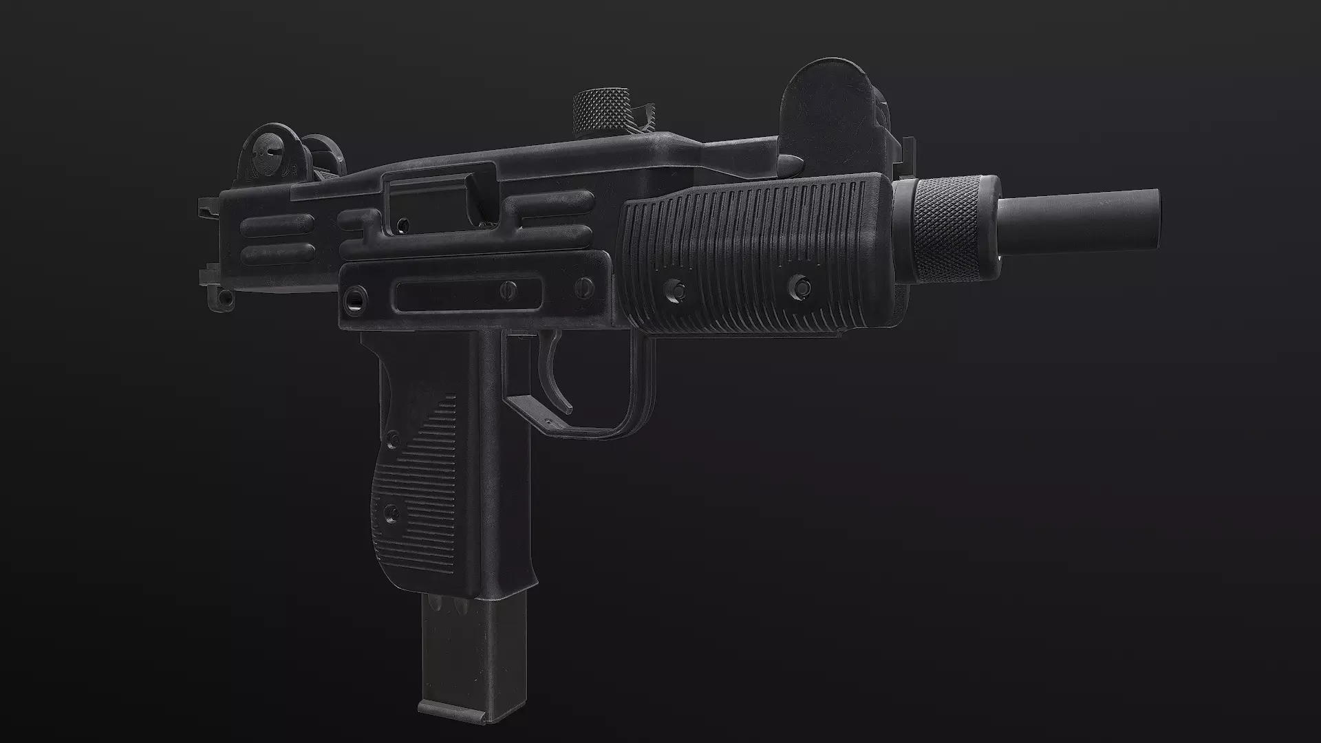 UZI - Submachine Gun 3D model_0