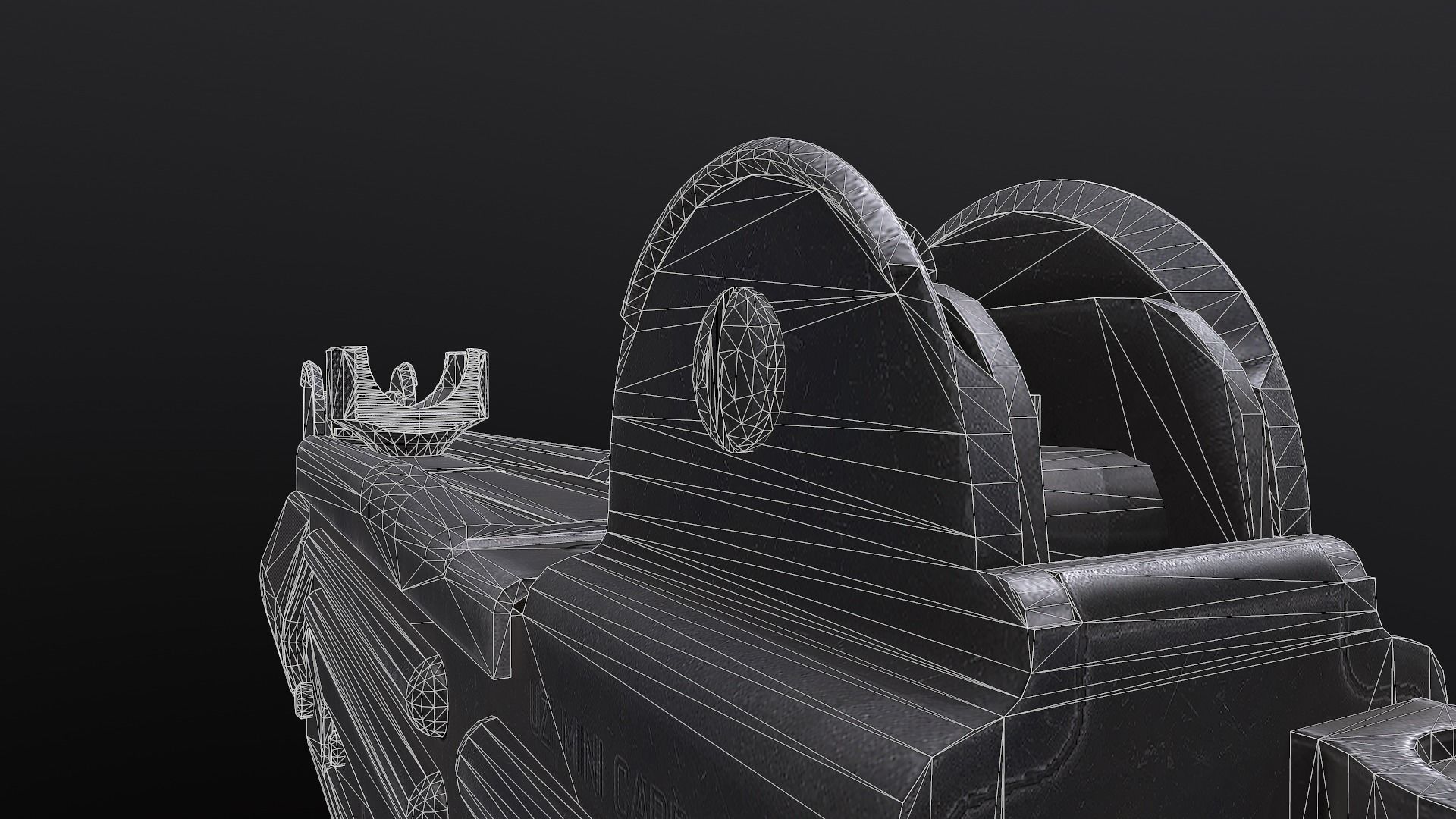 UZI - Submachine Gun 3D model_6