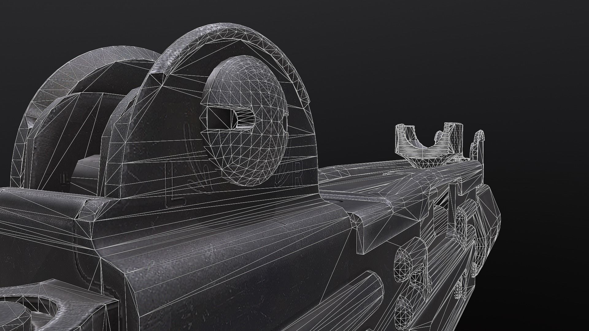 UZI - Submachine Gun 3D model_4