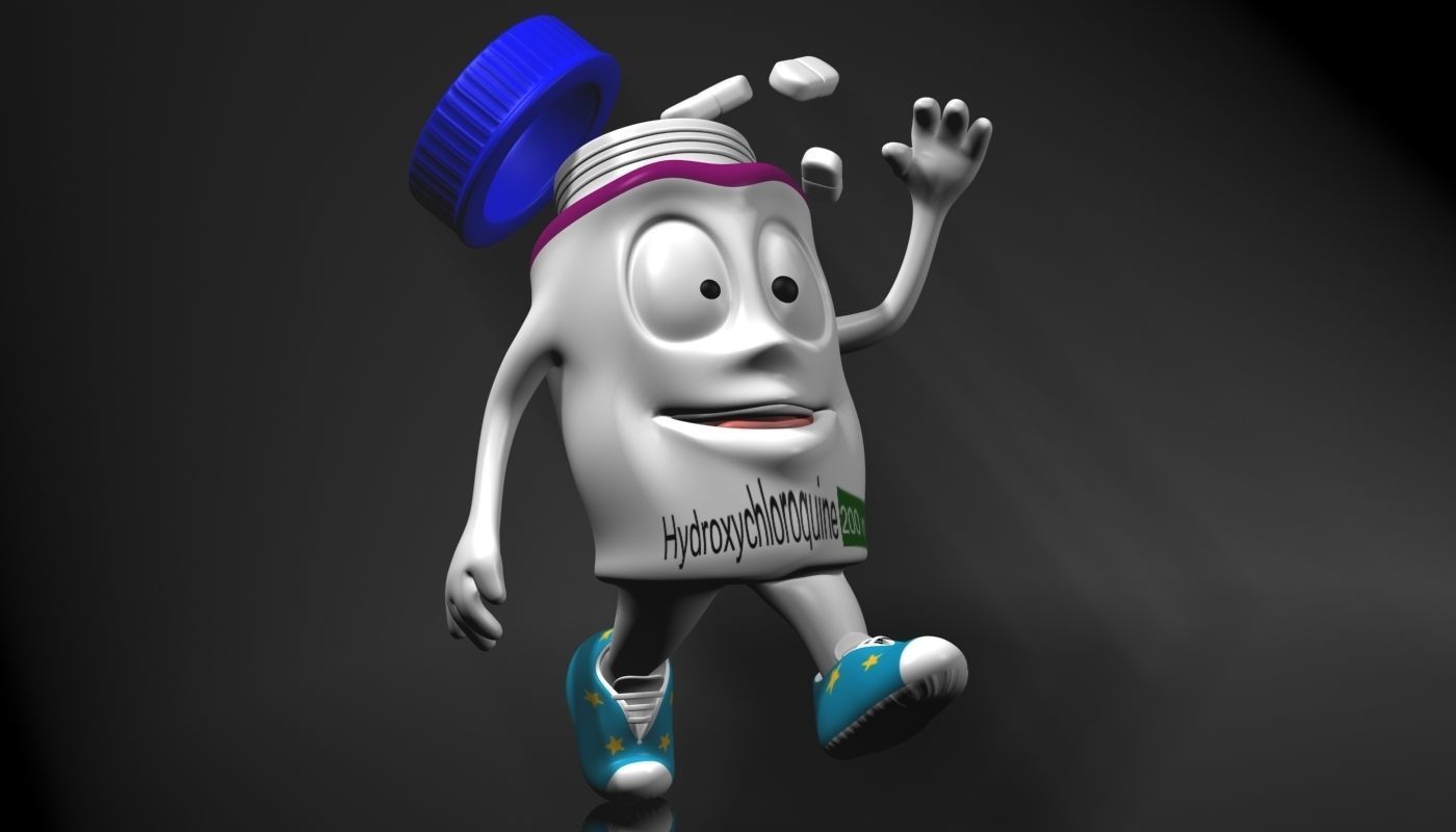 Cartoon Covid Killer RIGGED and Animated Low-poly 3D model_9