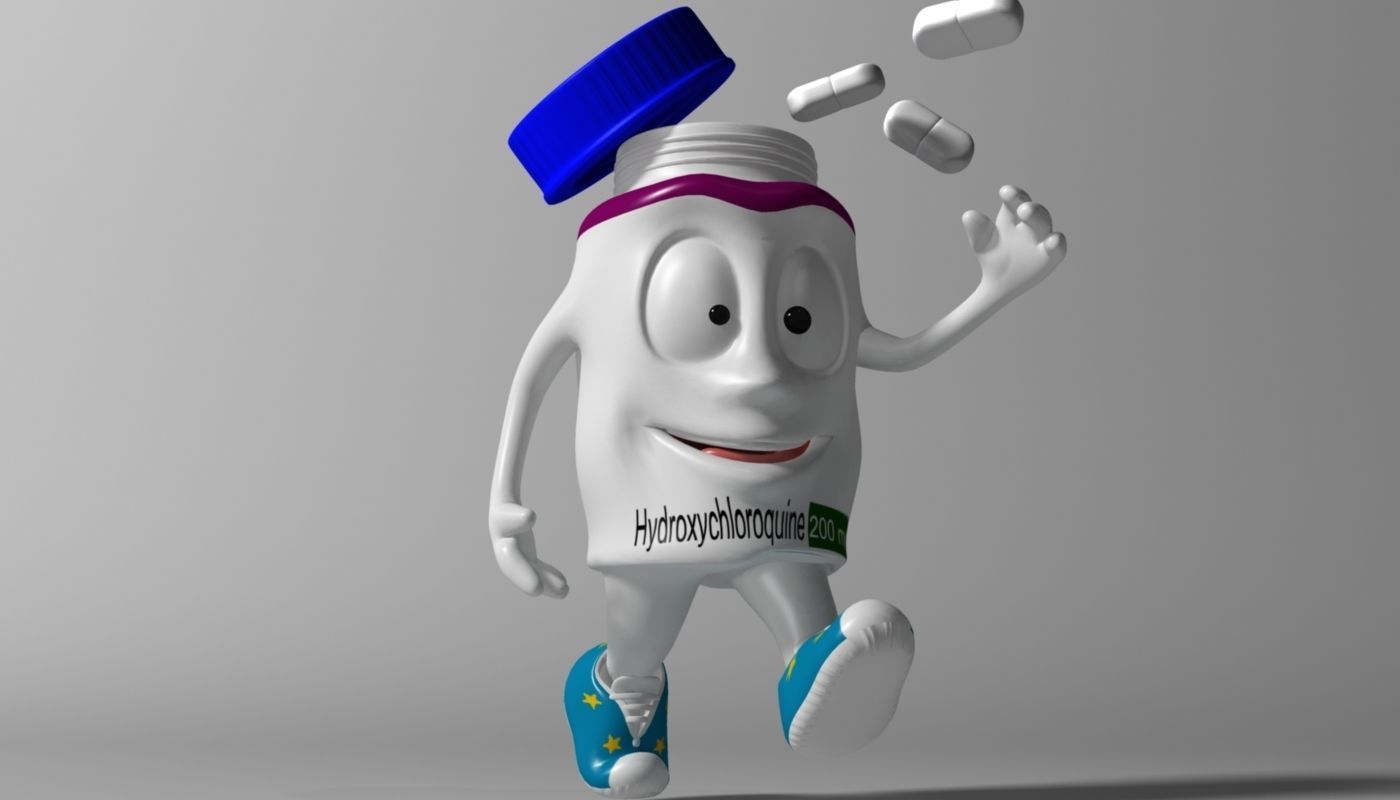 Cartoon Covid Killer RIGGED and Animated Low-poly 3D model_2