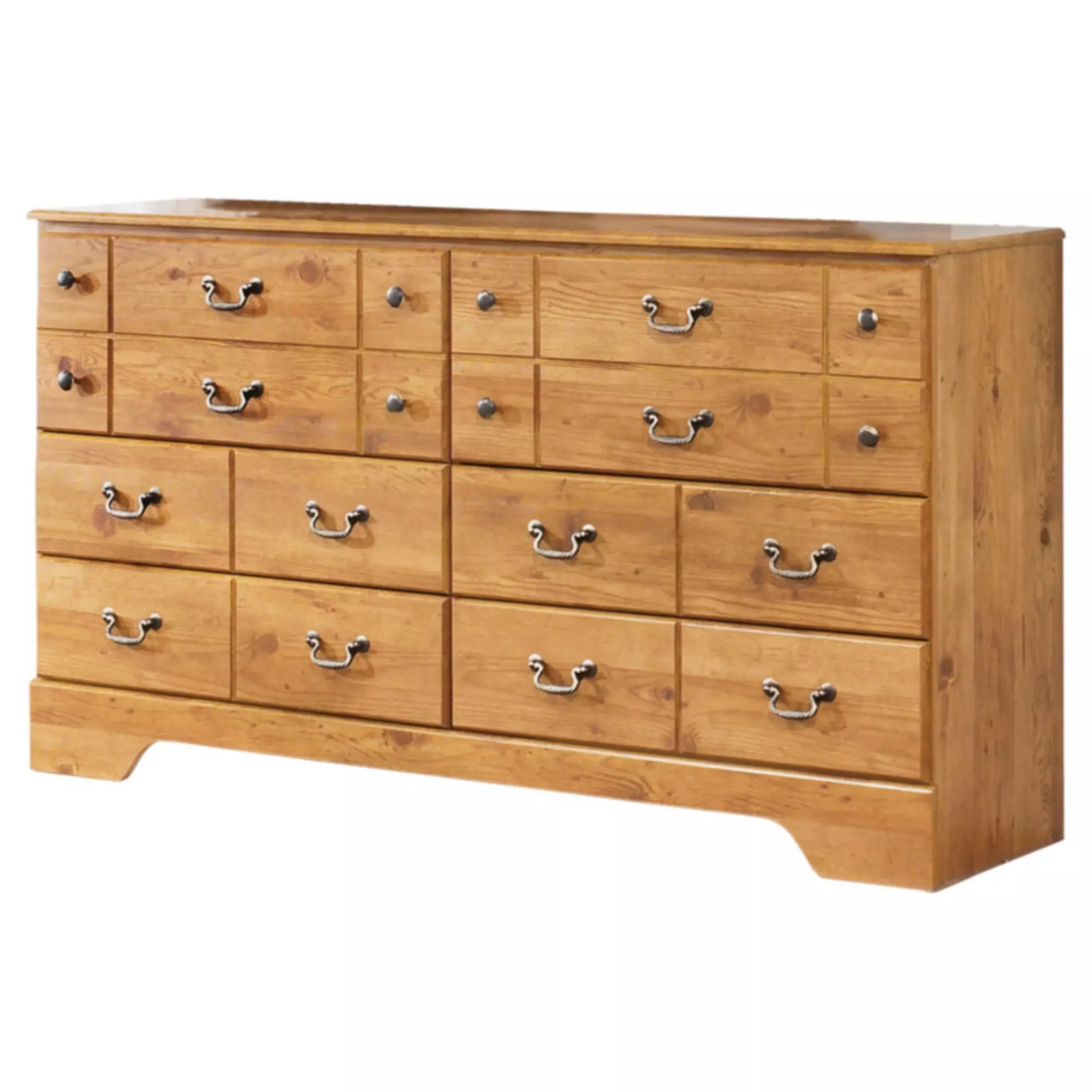 Cabinet wooden chest of drawers 3D model_0