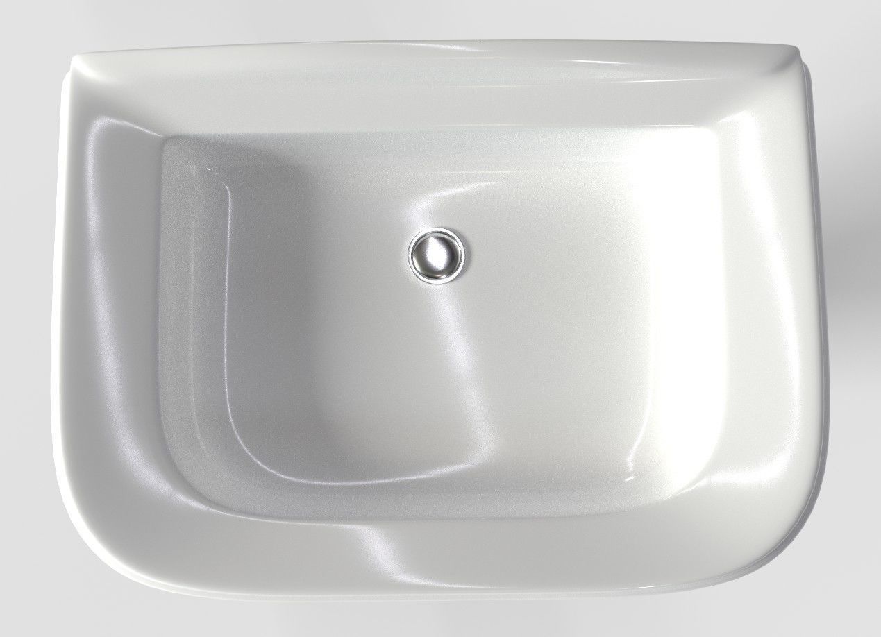 Vortens Velezza Pedestal Bathroom Sink 3D model CGTrader
