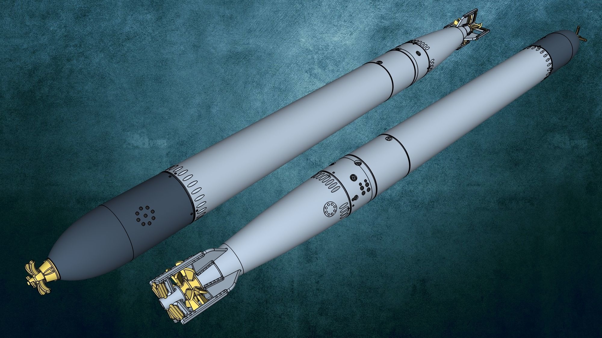 Torpedo G7a 3D print model_4