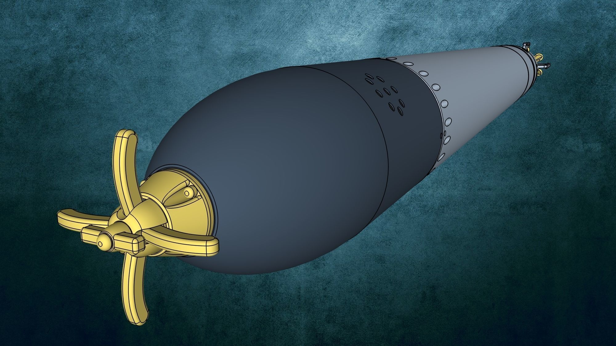 Torpedo G7a 3D print model_2