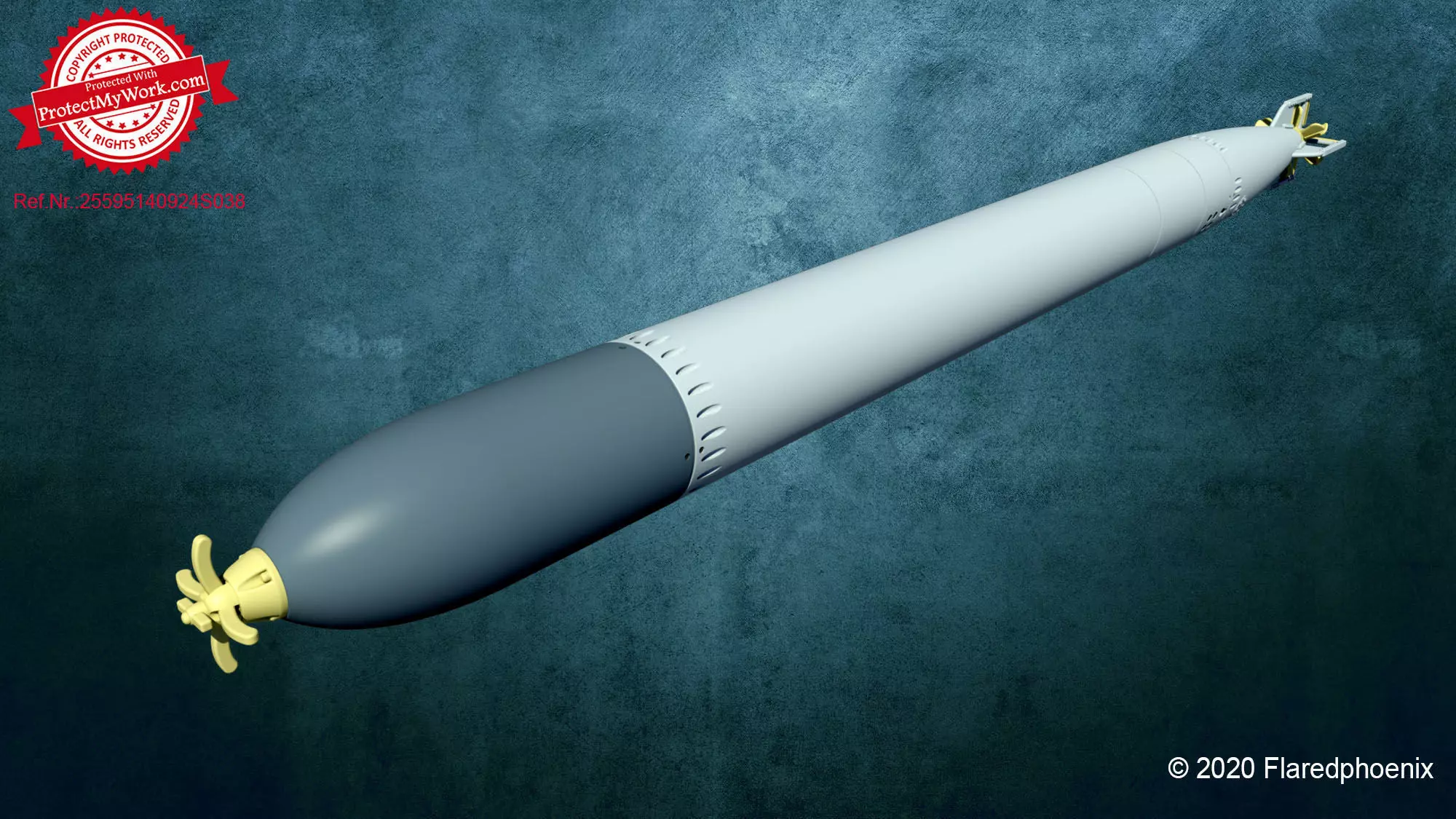 Torpedo G7a 3D print model_0