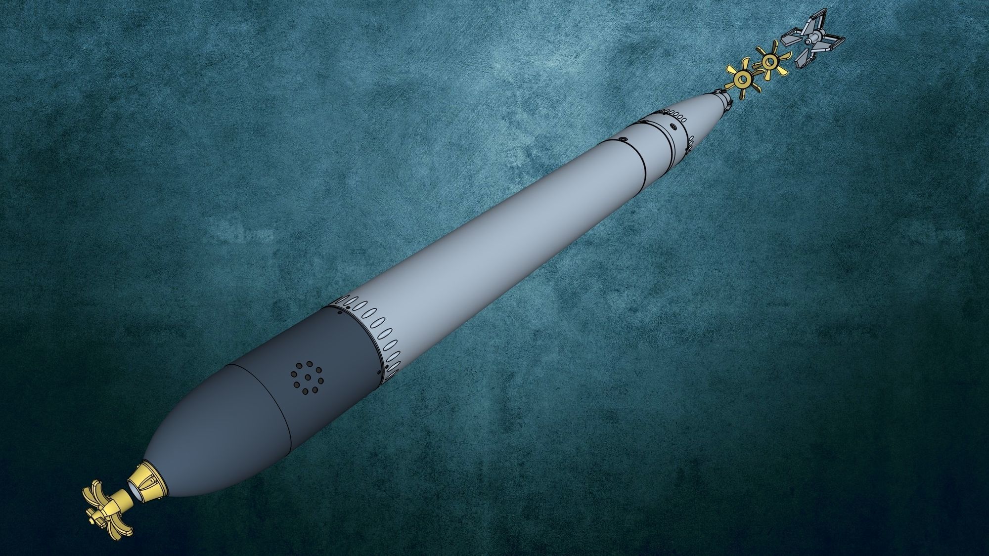 Torpedo G7a 3D print model_5