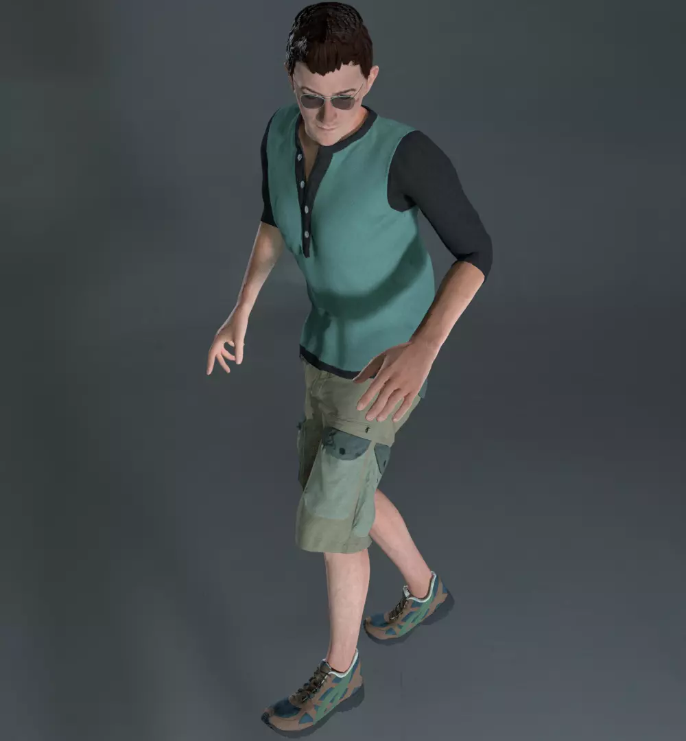 Rigged Male Character 3 3D model rigged | CGTrader