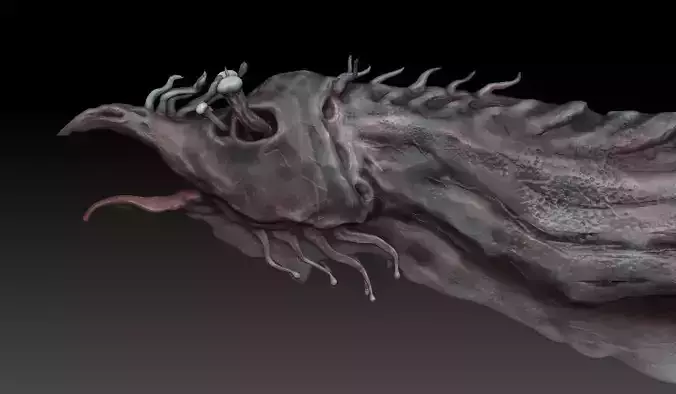 Aquatic Monster or Alien sculpt