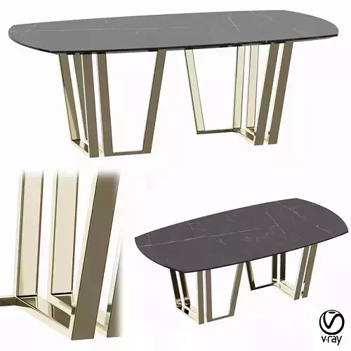 Hugo table by My Imagination Lab 3D model