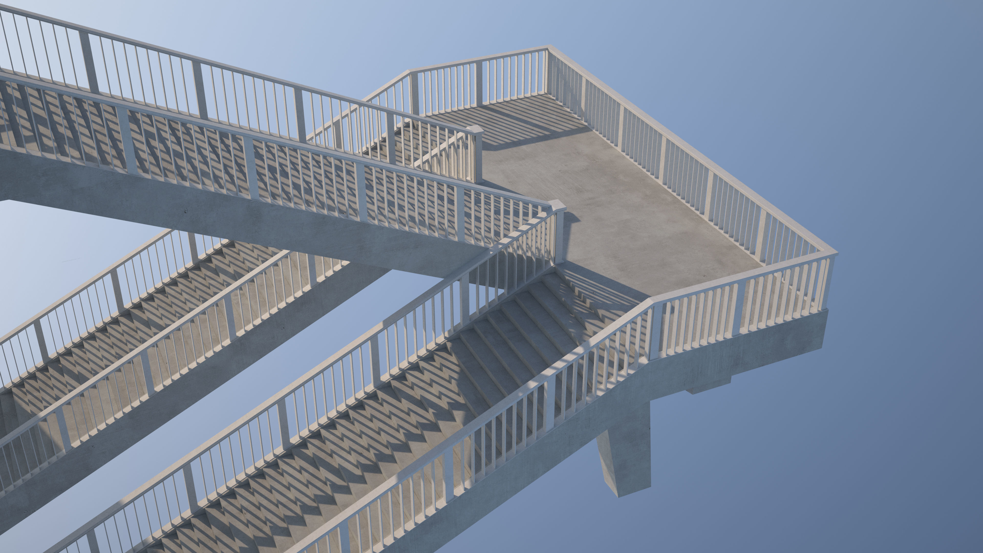 Avala Tower Low-poly 3D model_15