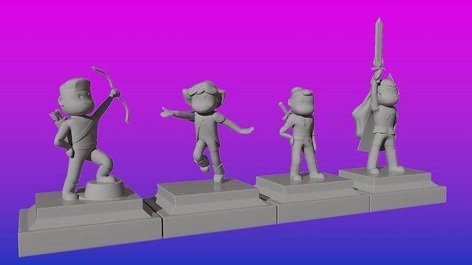 She-Ra Mini Figures 3D print model