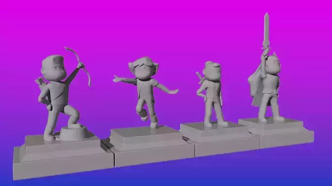 She-Ra Mini Figures 3D print model
