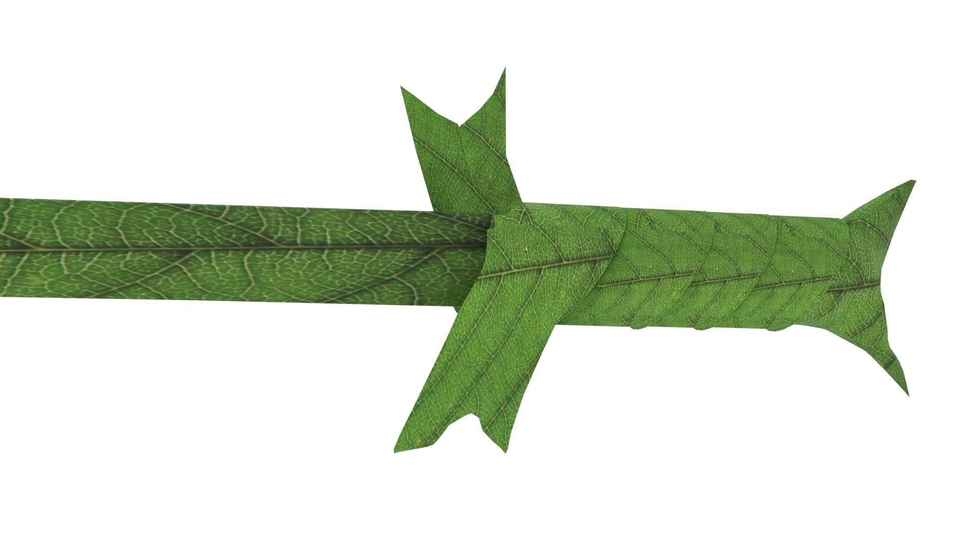 Grass Sword Adventure Time Free low-poly 3D model_18