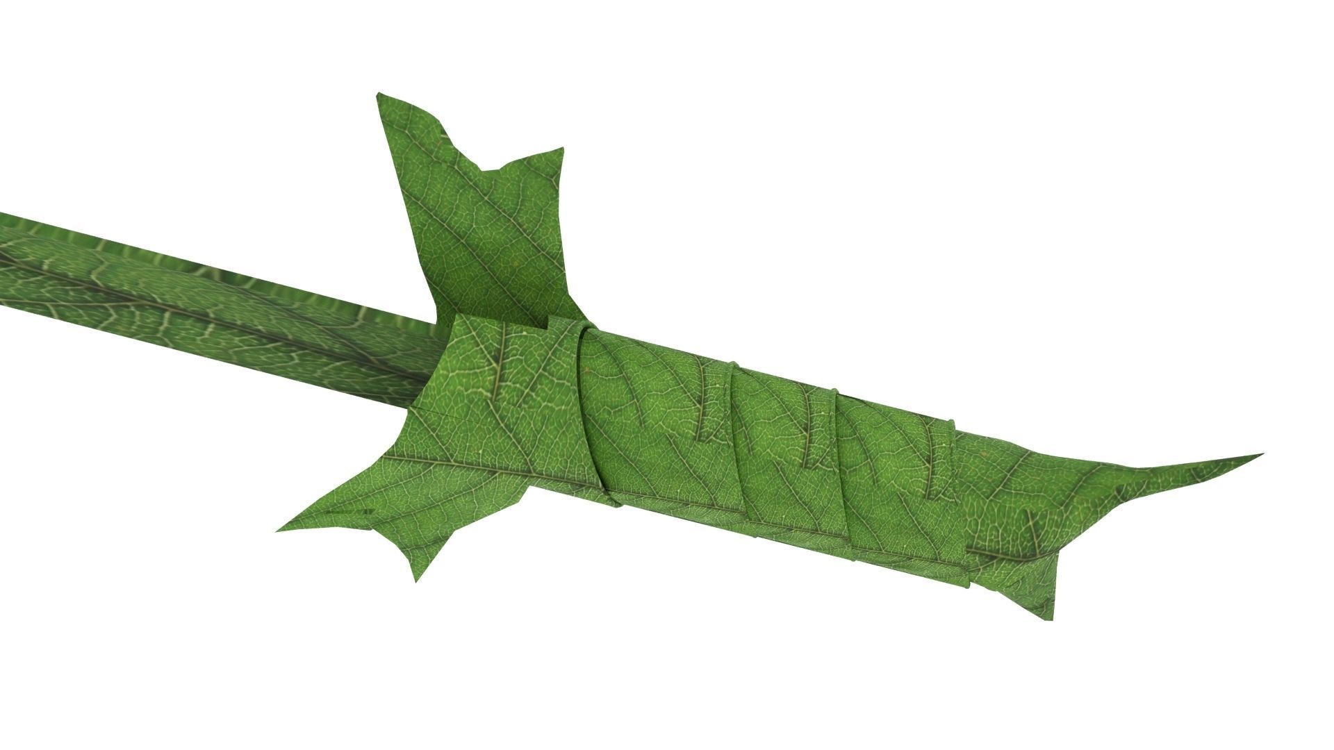 Grass Sword Adventure Time Free low-poly 3D model_17