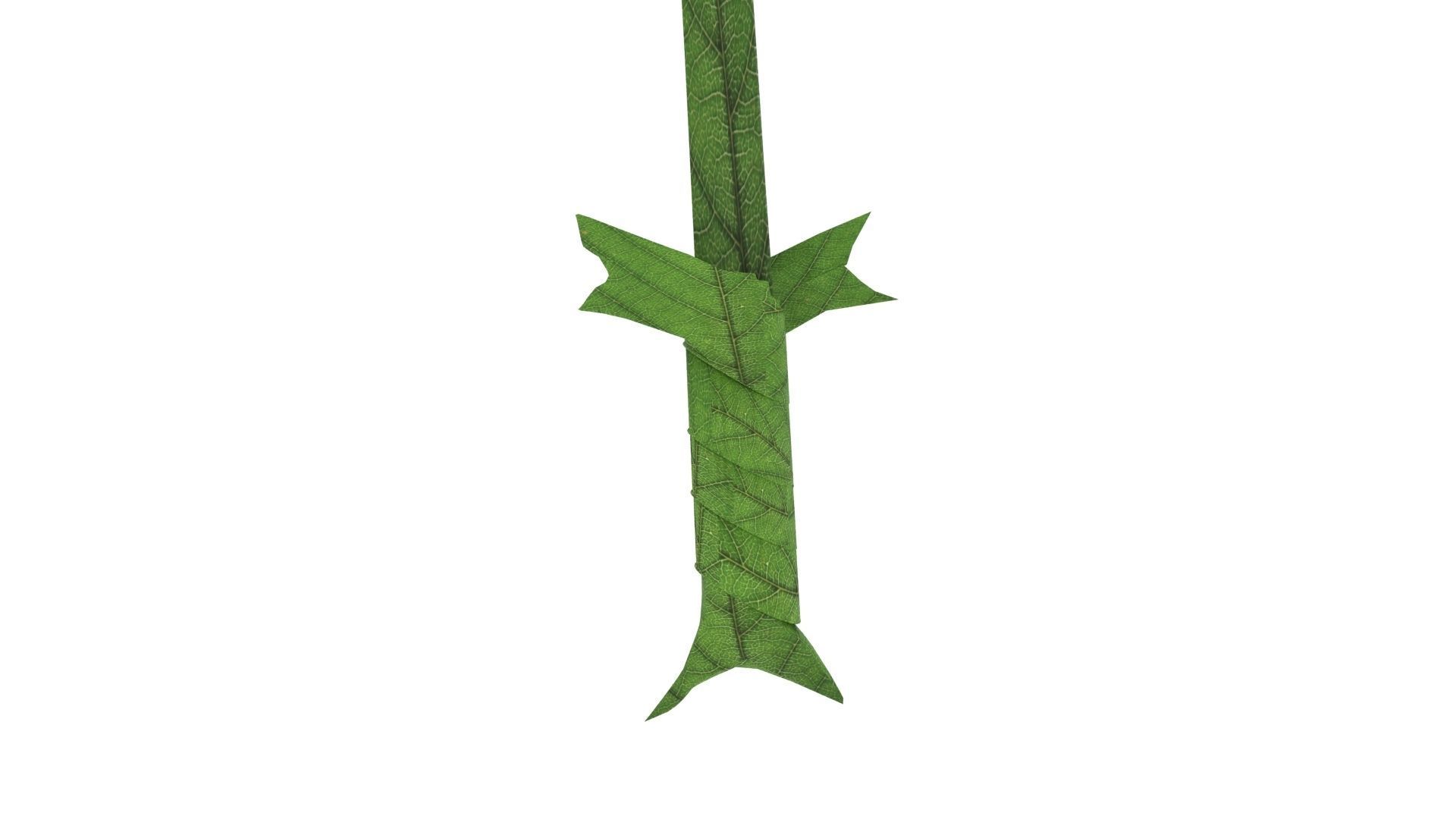 Grass Sword Adventure Time Free low-poly 3D model_13