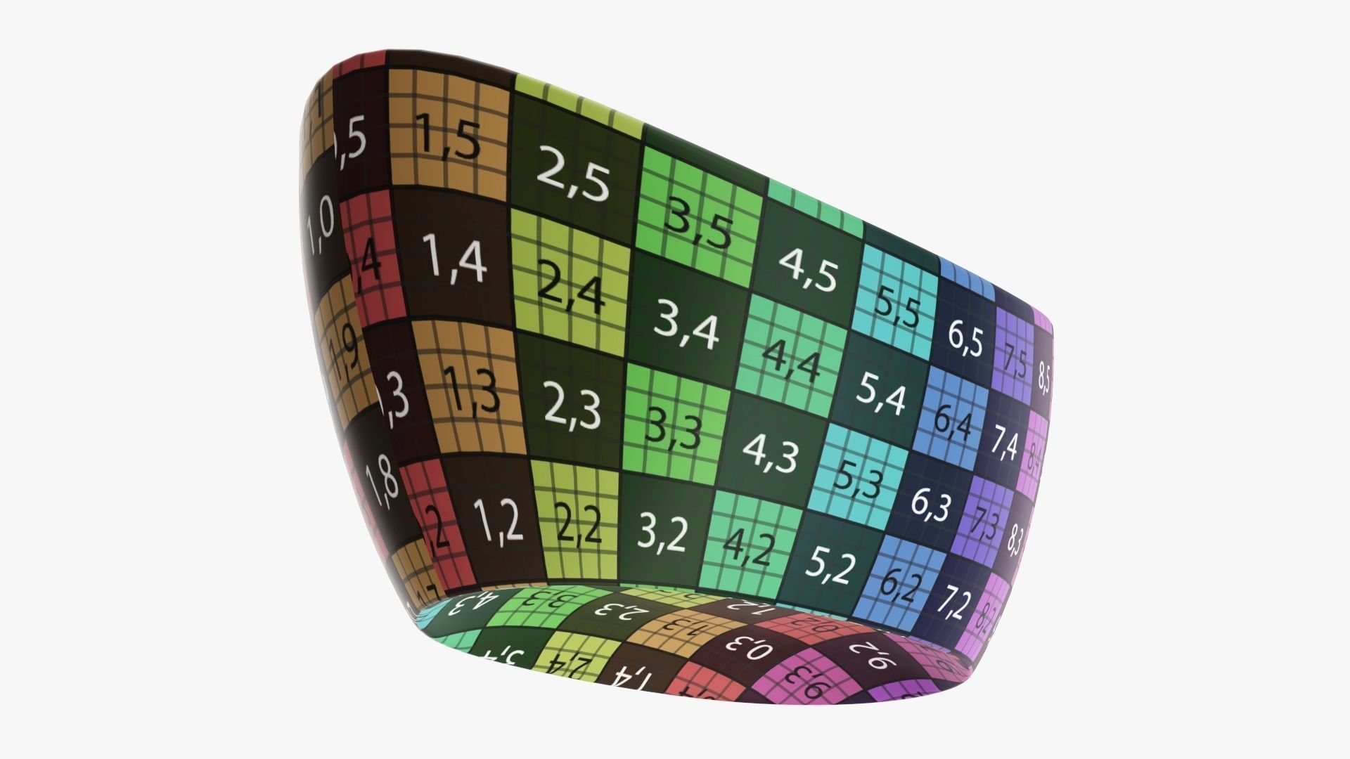 Chinese gold ingot 3D model_14