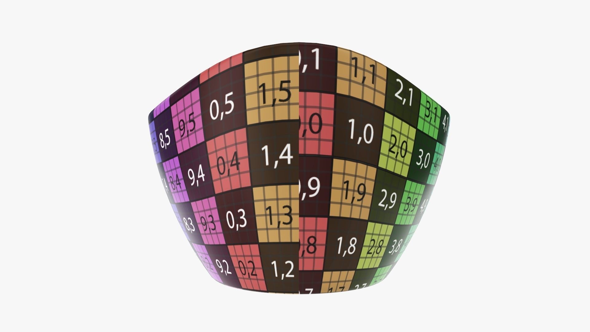 Chinese gold ingot 3D model_12