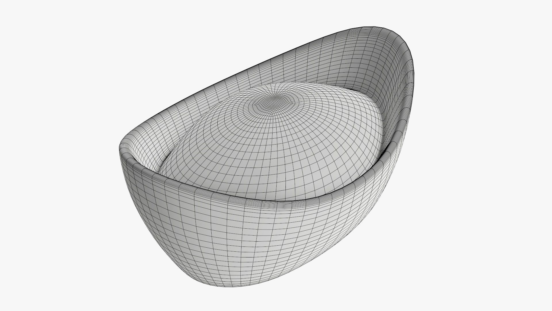 Chinese gold ingot 3D model_8