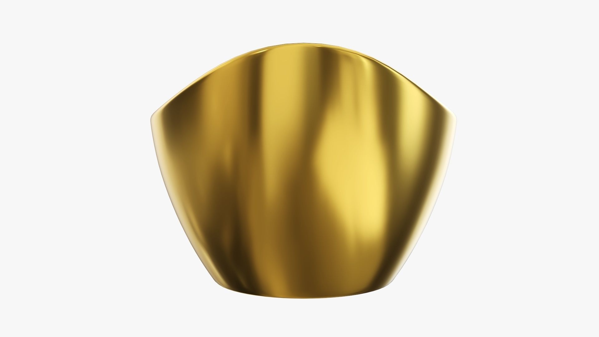 Chinese gold ingot 3D model_2