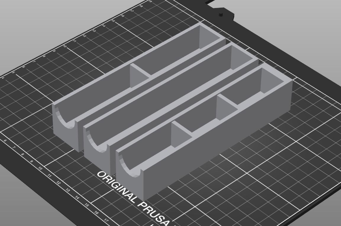 007M LA Unit Medium 16 Micro Drawer Storage Organiser 3D print model_7