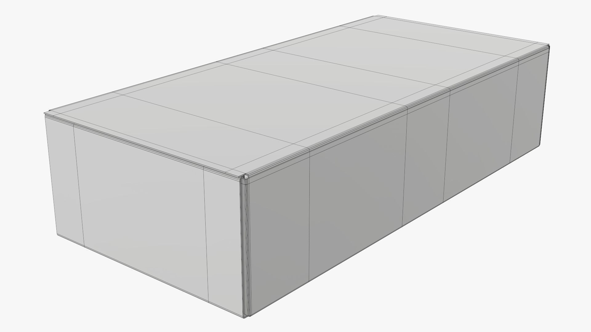 Closed shipping bottle box  3D model_9