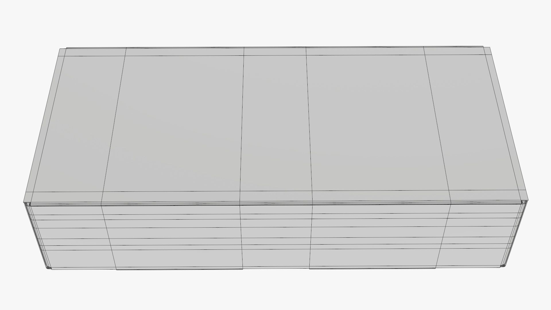 Closed shipping bottle box  3D model_7