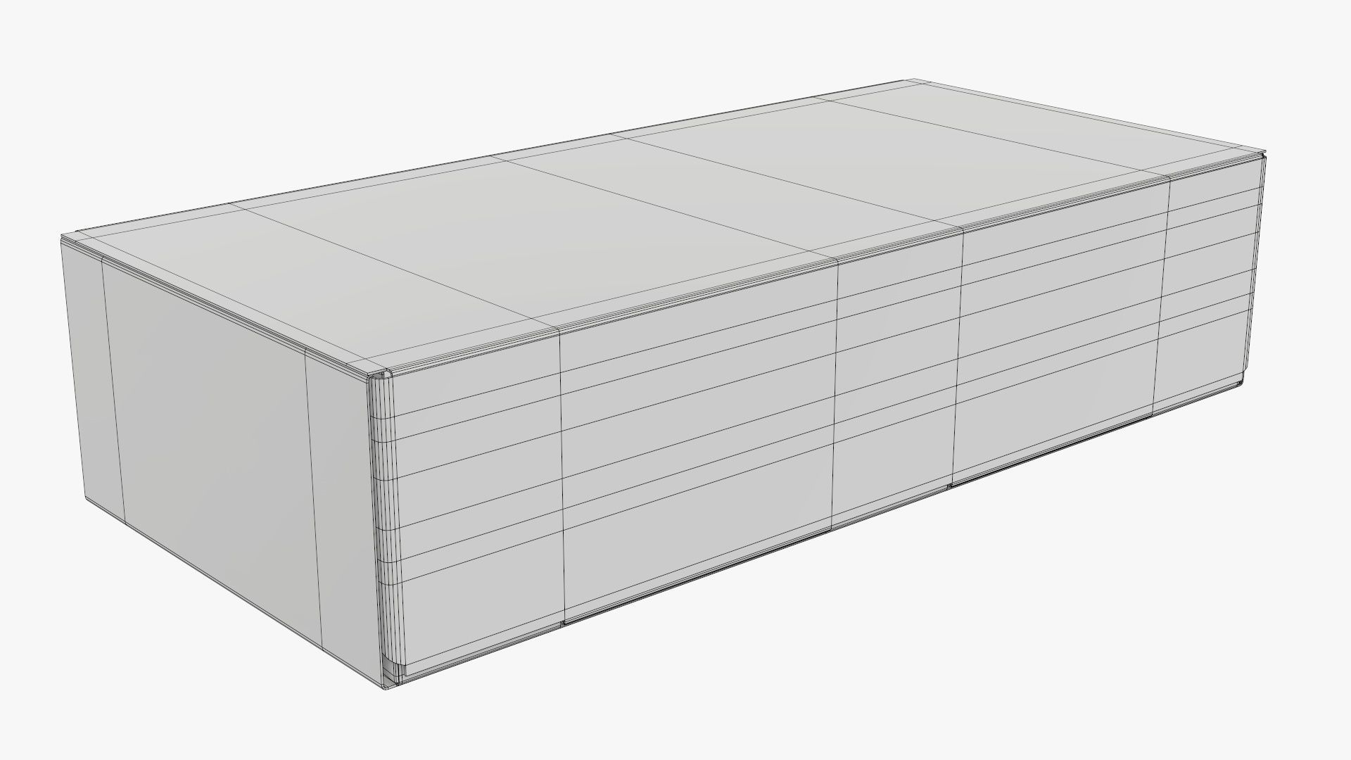 Closed shipping bottle box  3D model_6