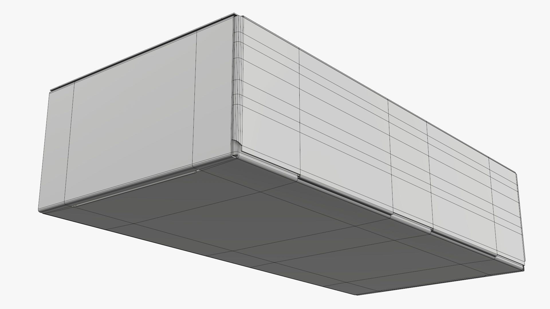 Closed shipping bottle box  3D model_8