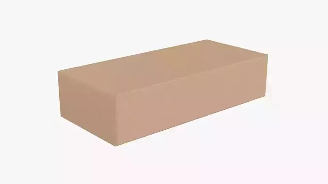 Closed shipping bottle box  3D model