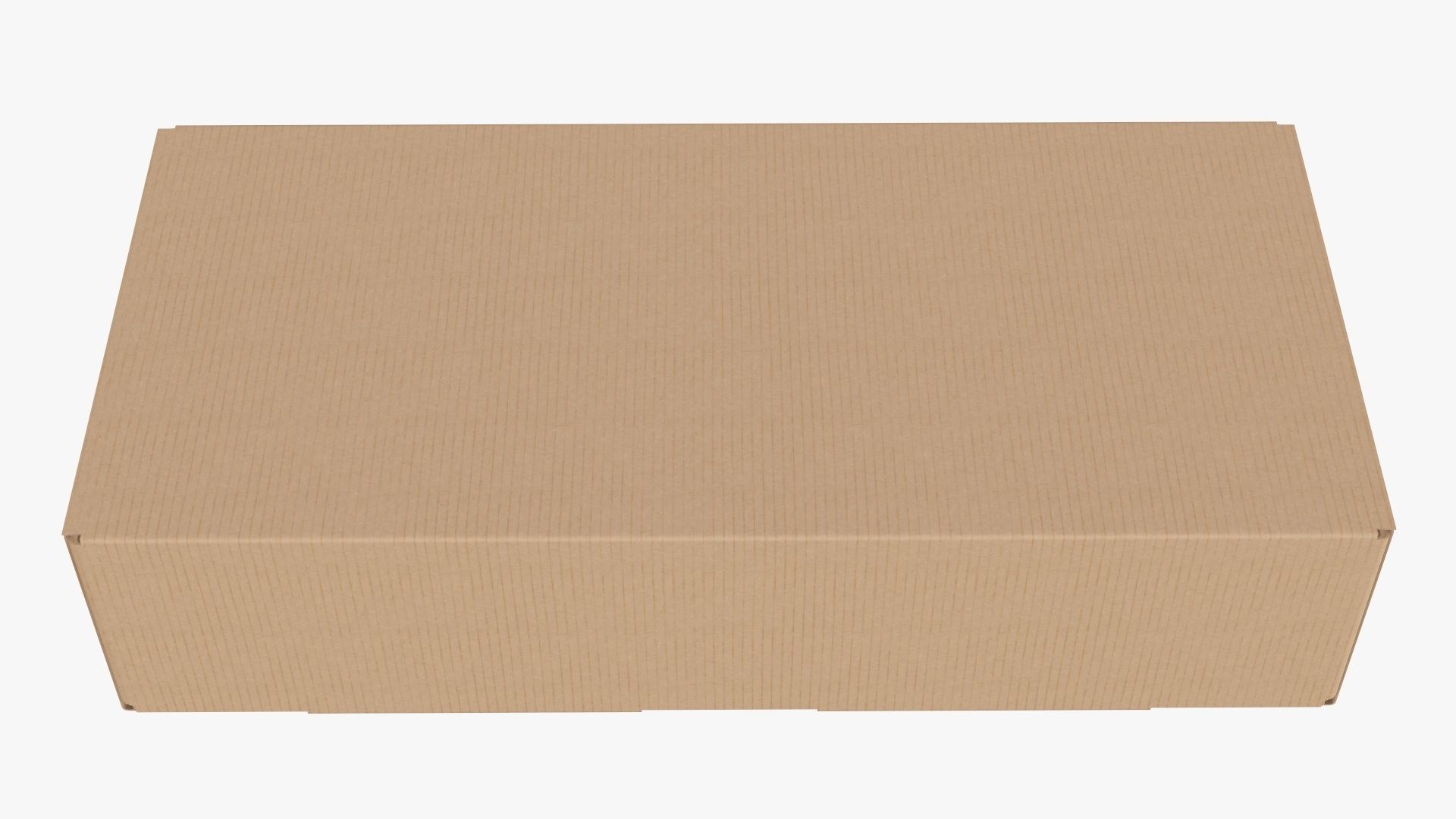 Closed shipping bottle box  3D model_2