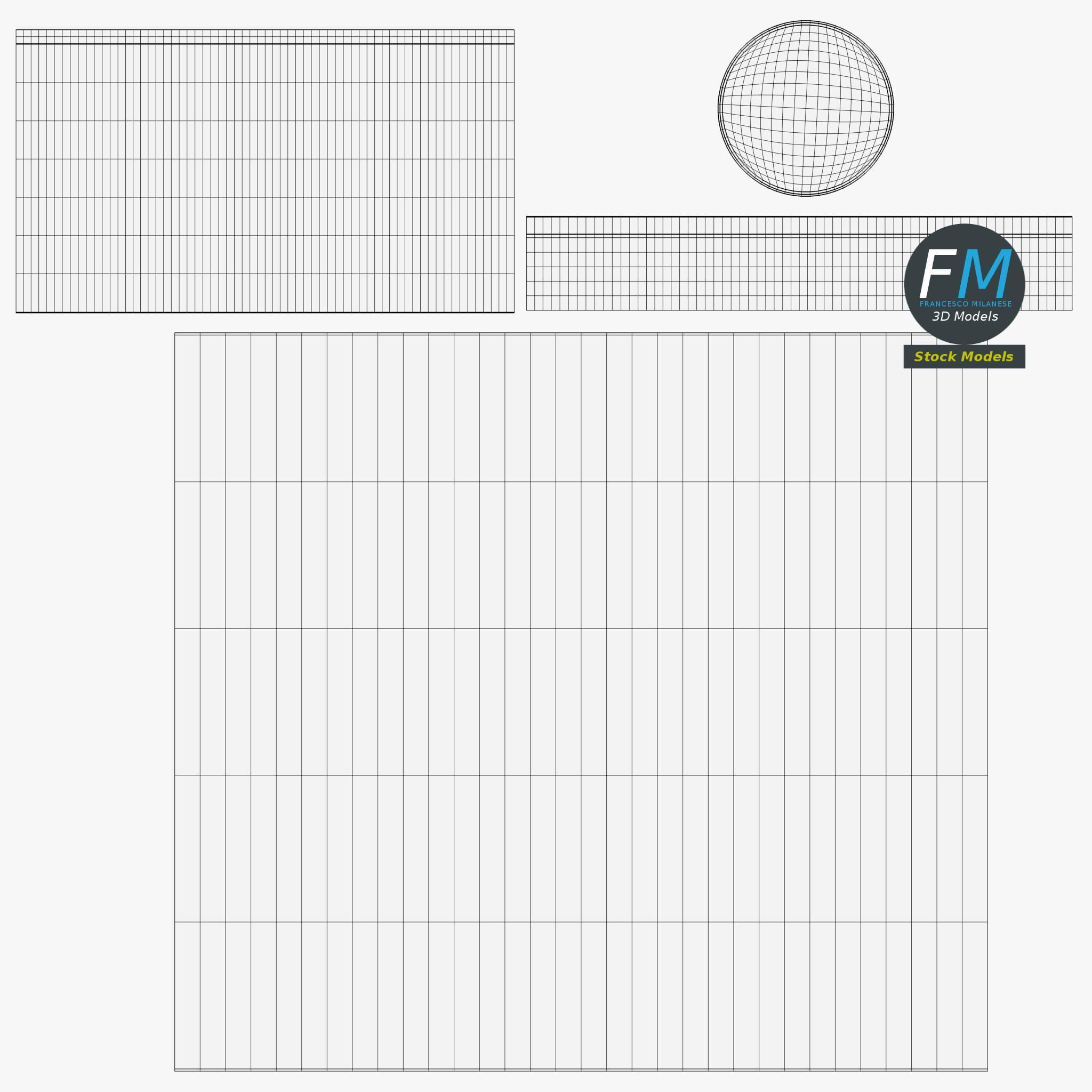 Wine bottle in a wooden box 3D model_14