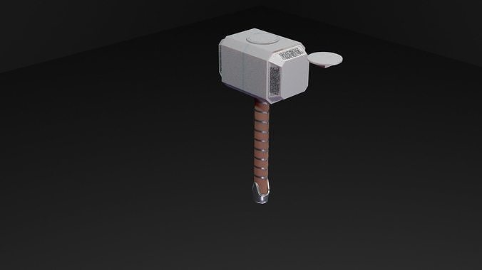 3D Printable  Mjolnir 3D print model
