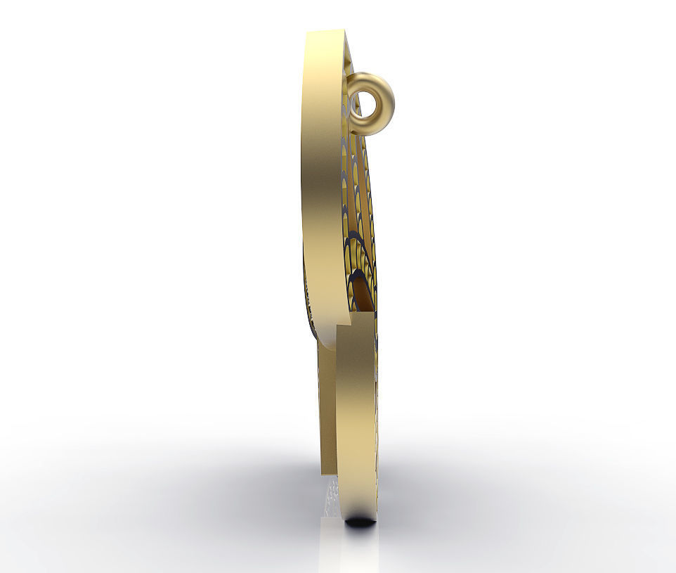 Pendant ButterFly 3D print model_5