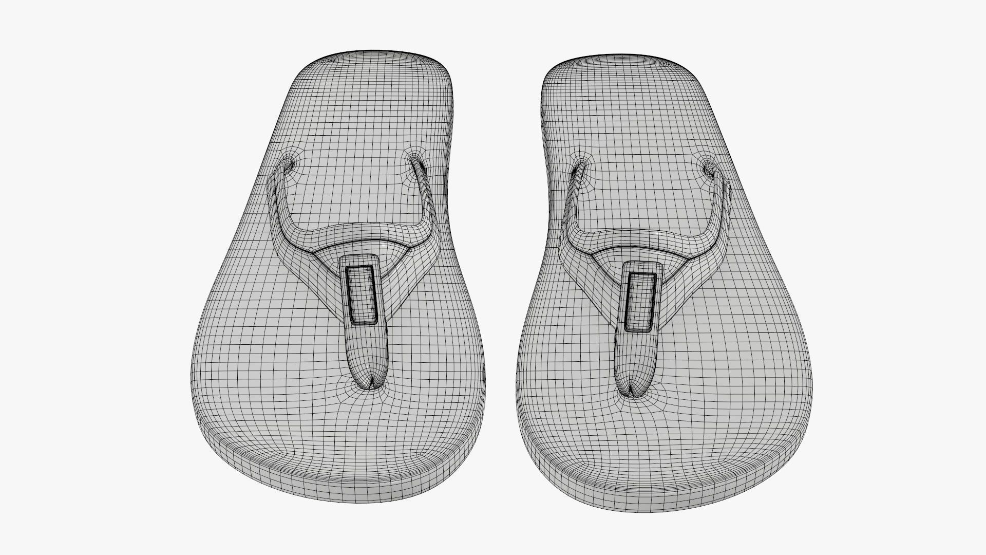 Adult epic flip bath and shower shoes 3D model_11