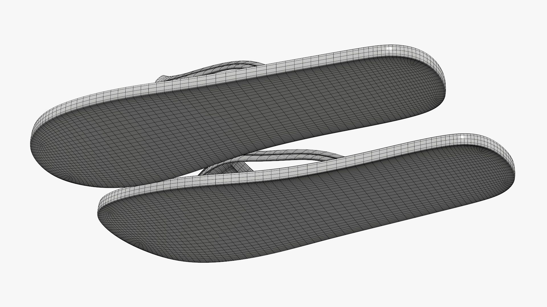 Adult epic flip bath and shower shoes 3D model_14