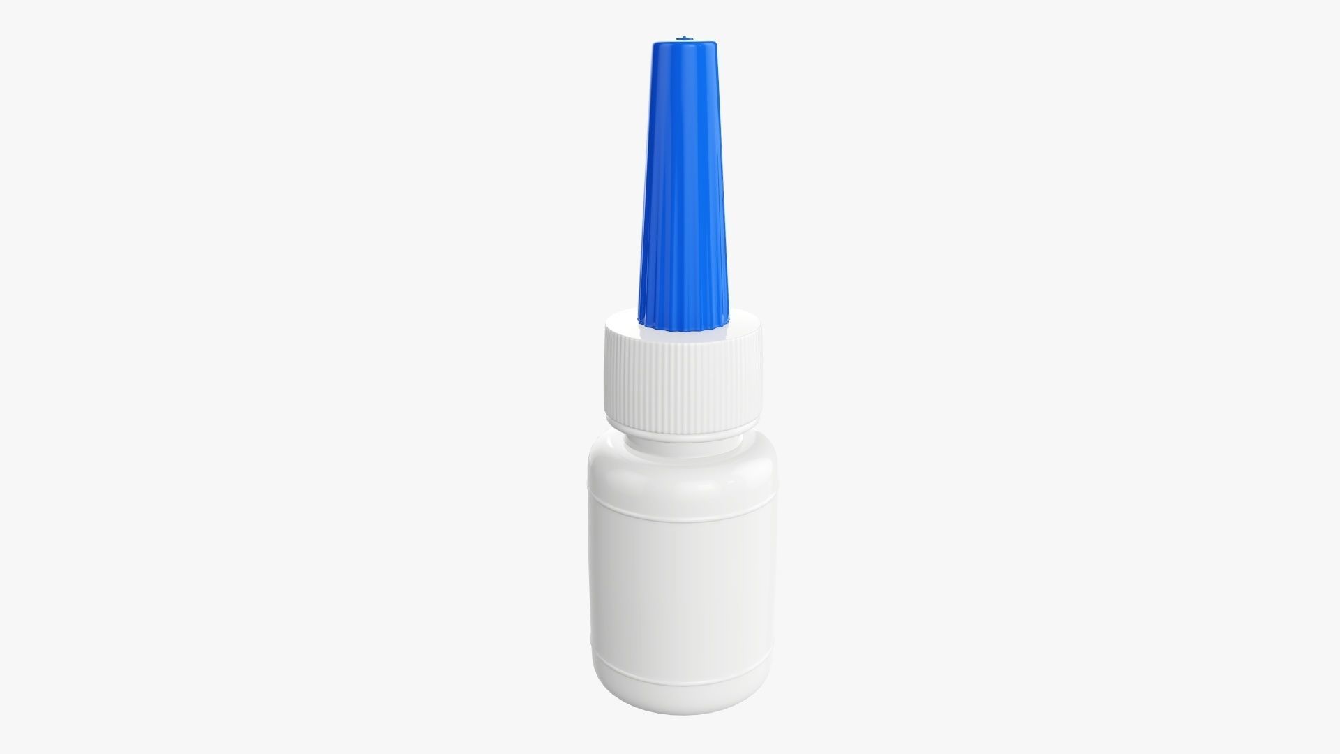 Glue plastic bottle 3D model_1