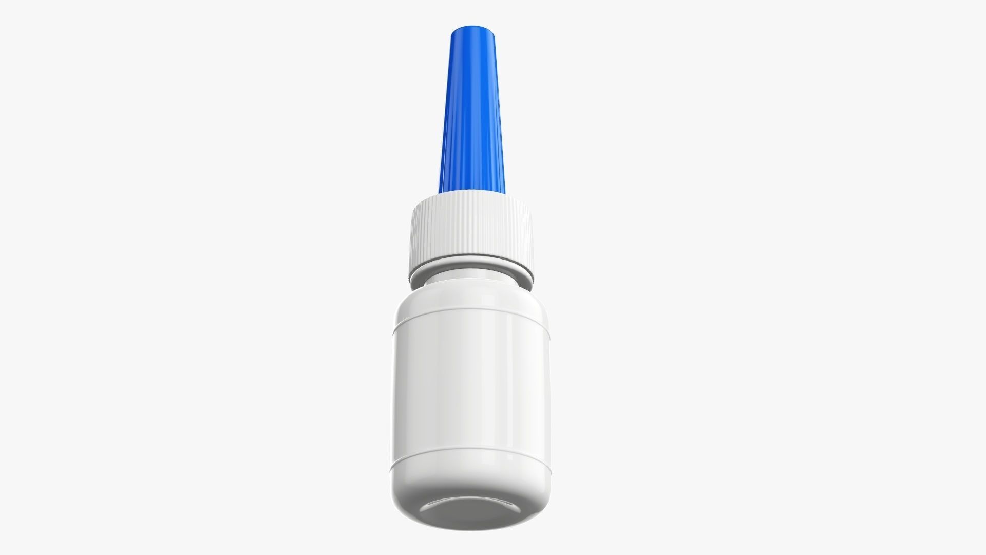 Glue plastic bottle 3D model_2