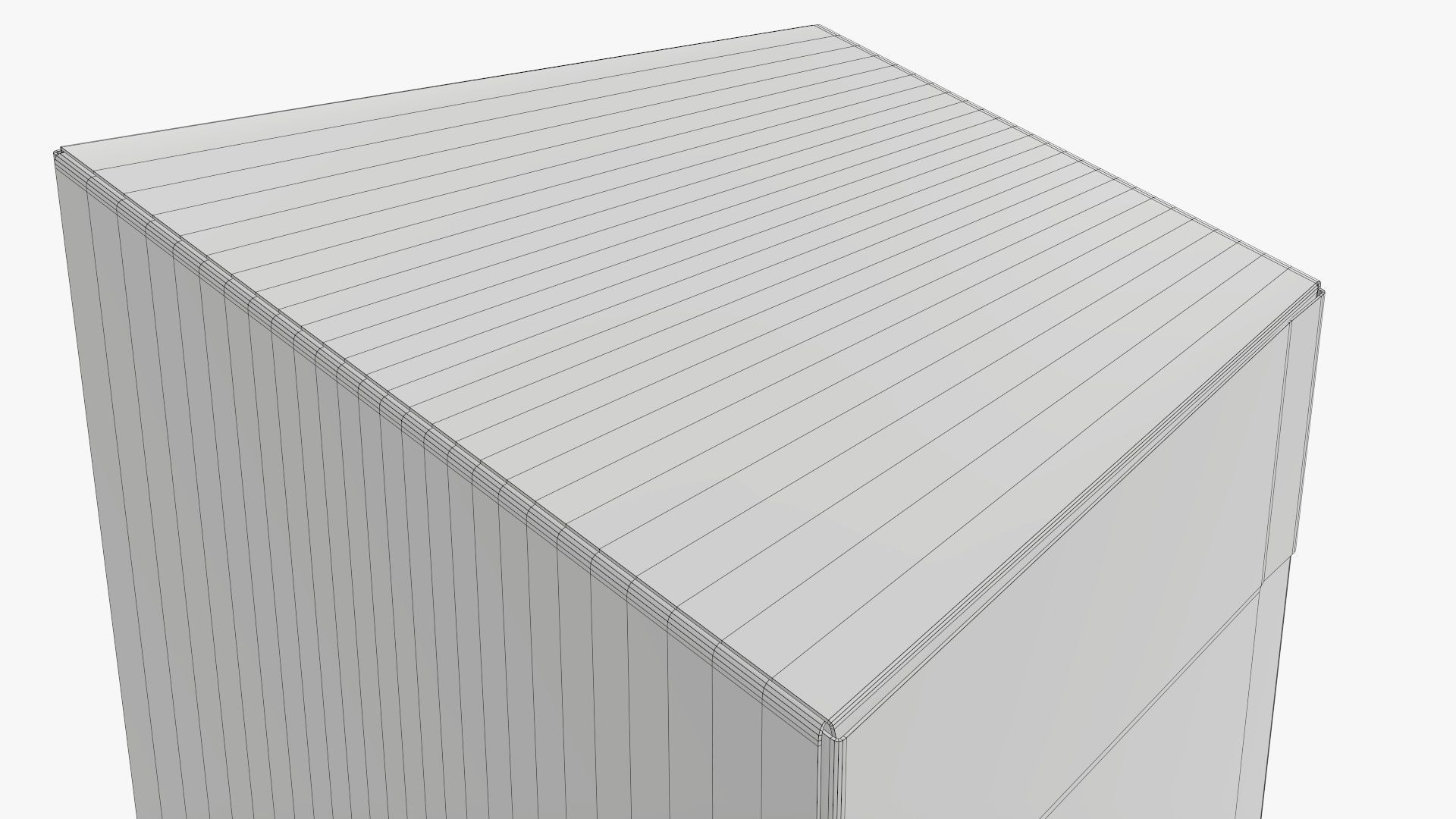 Cardboard display box retail 03 3D model_8