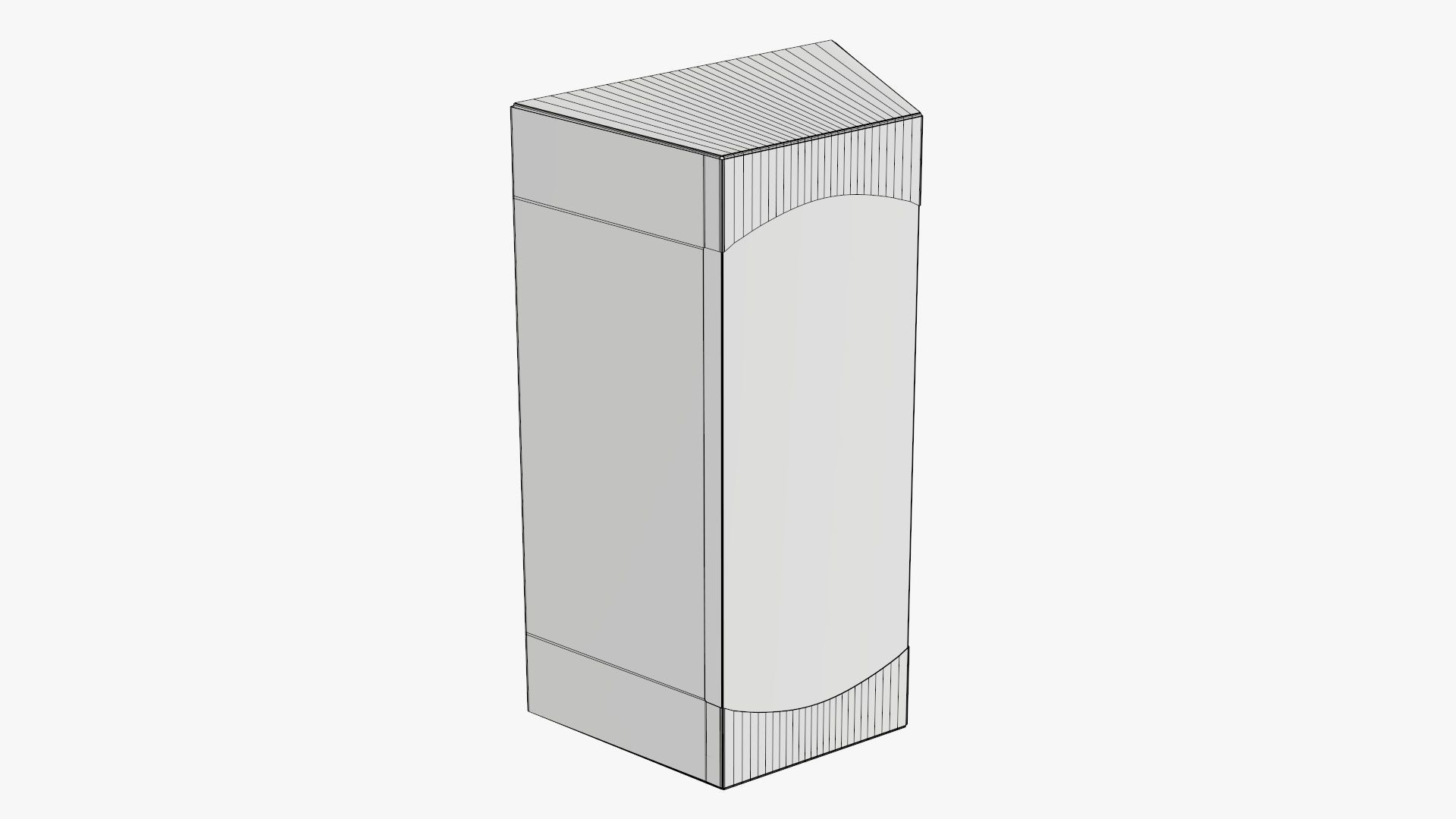 Cardboard display box retail 03 3D model_6