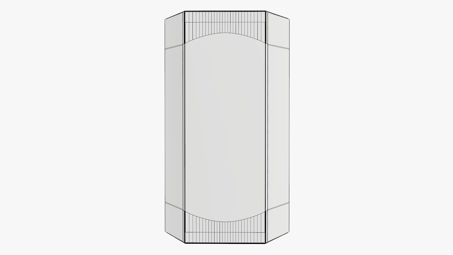 Cardboard display box retail 03 3D model_7