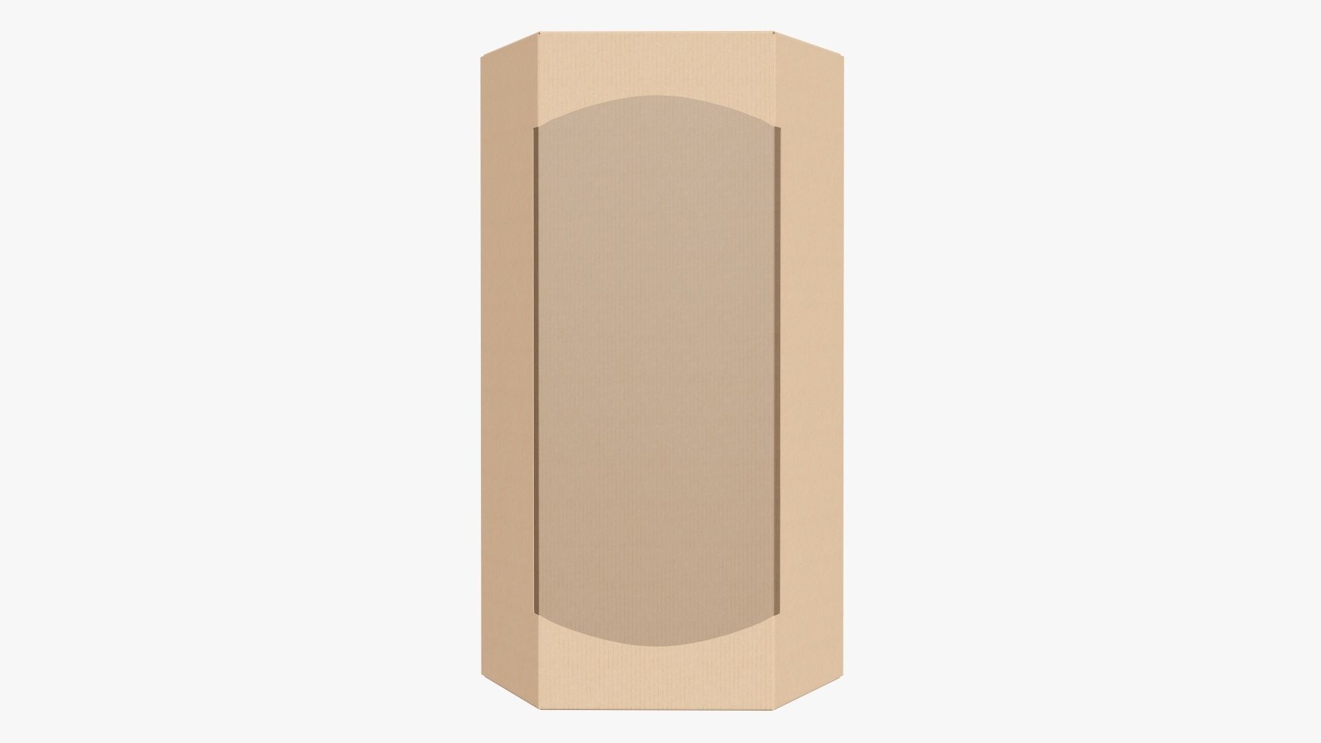 Cardboard display box retail 03 3D model_2