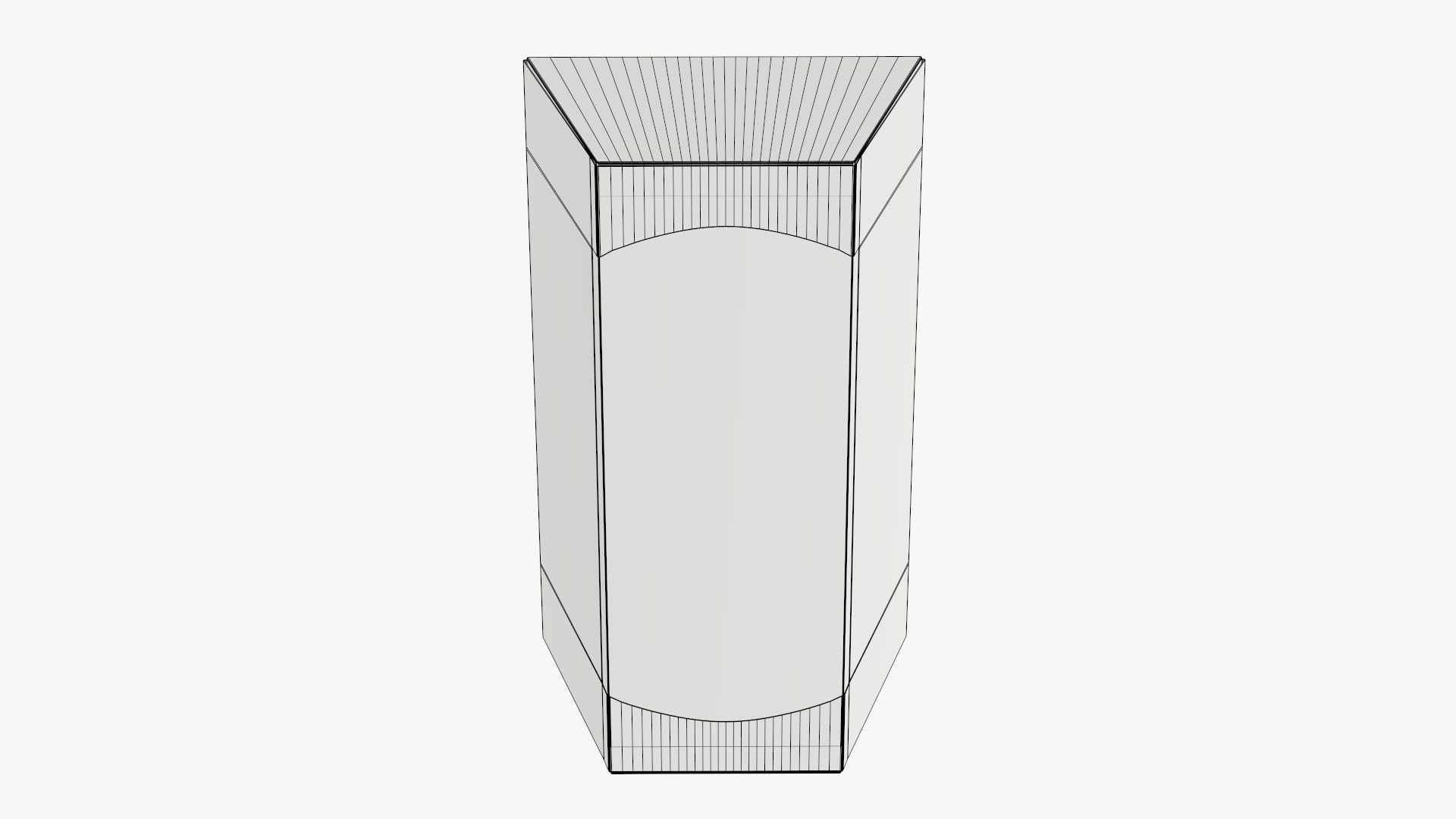 Cardboard display box retail 03 3D model_5