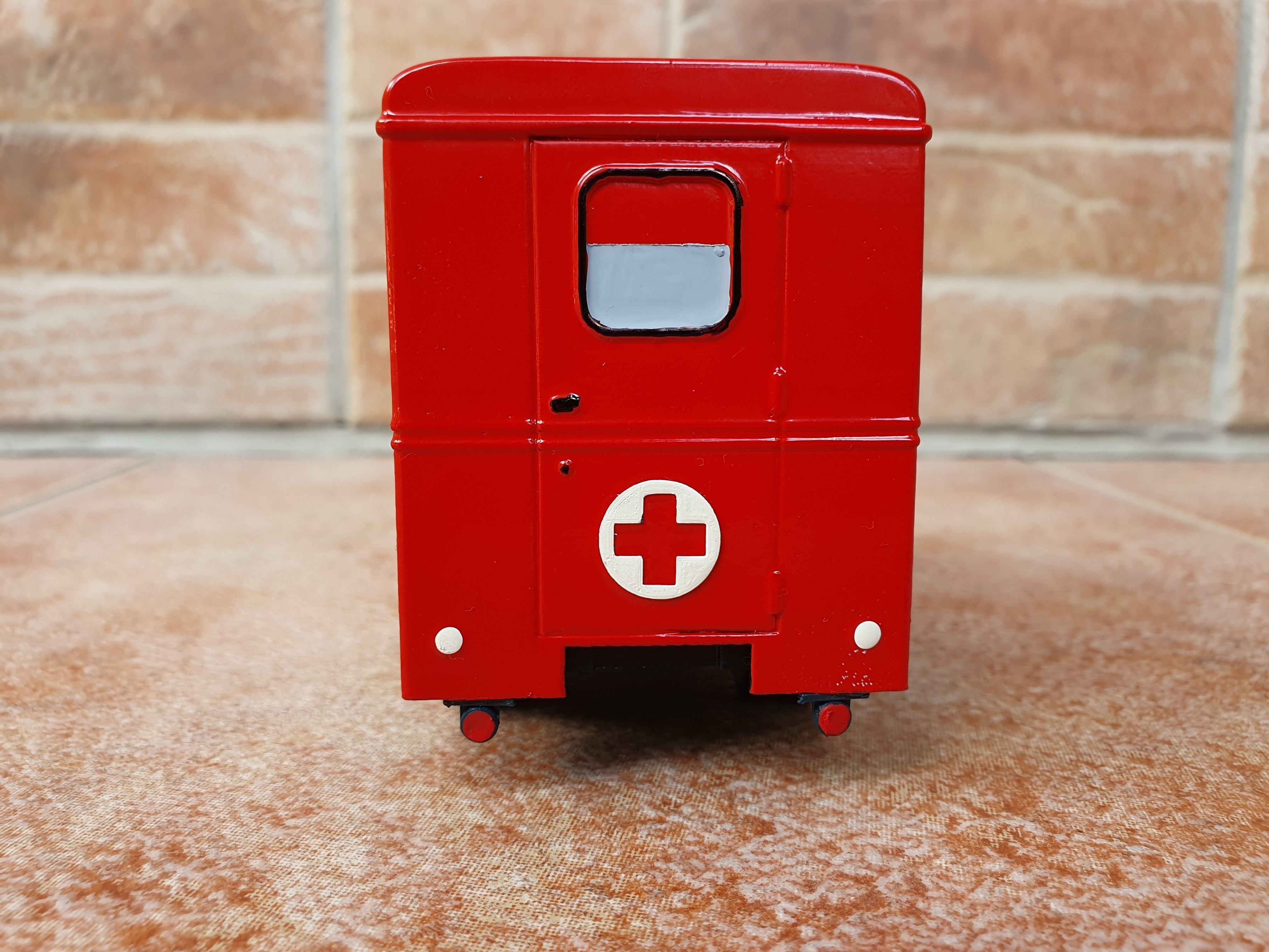 Praga RN ambulance - scale model kit 3D print model_3